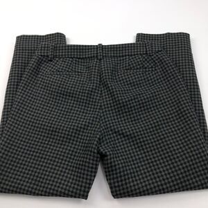 J. Crew 2 (Fit 30W 25.5L) Mid Rise Straight Pant Skimmer Style 02657 Houndstooth